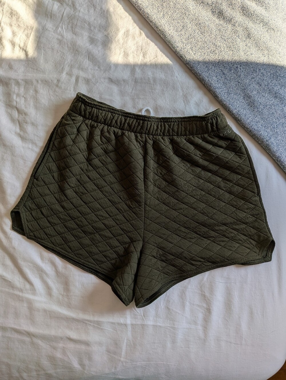 DSG Olive Green Quilted Lounge Shorts